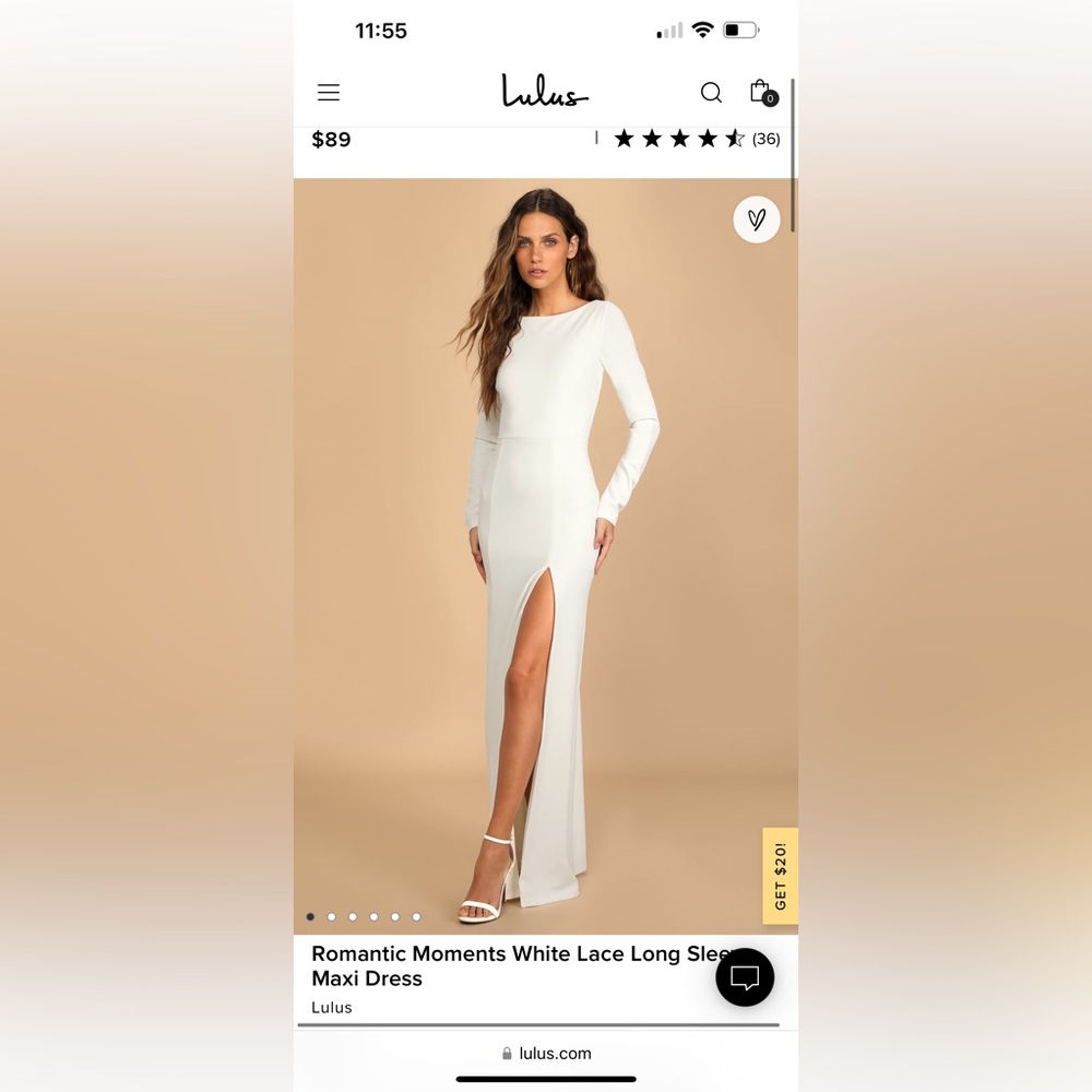 Lulus wedding rehearsal dress